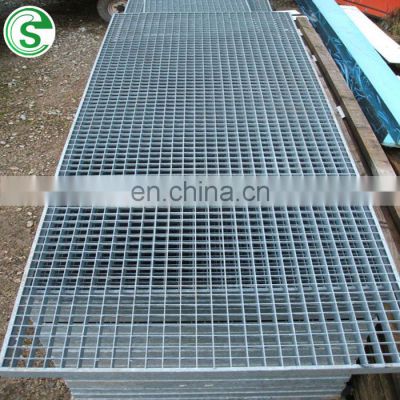 Factory / Workshop Safety Steel Grating Bearing Twist bar Hot Dip Galvanized Steel Grating