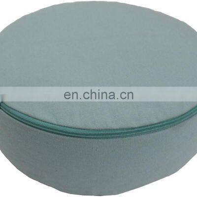 International Private Labels Unique Embroidery Round and Pleated Zafu Meditation Cushion Buy At Cheap Price