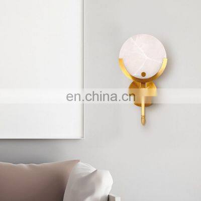 Chinese Style Modern Minimalist Marble Wall Lamps for Decoration