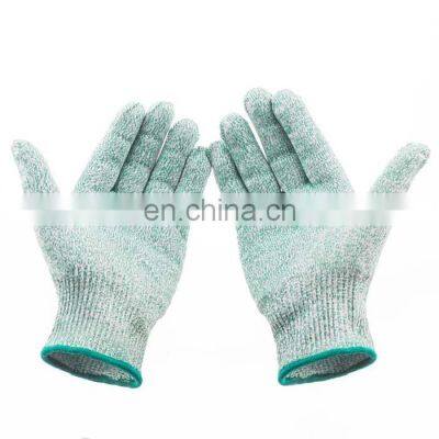 High Performance Black HPPE Level 5 Safety Kitchen Cutting Gloves