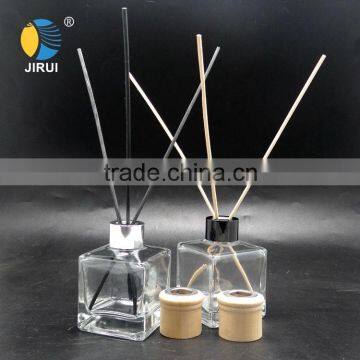 135ml square natural scent reed diffuser glass bottle with aluminum cap glass diffuser bottle                        
                                                                                Supplier's Choice