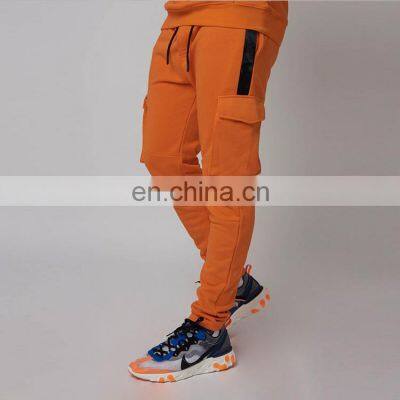 Yihao winter mid weight drawstring  sport track pant for mens