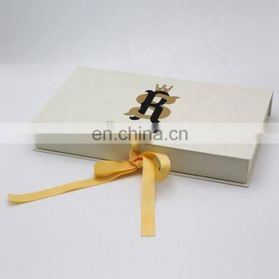 customized hair packaging and logo printing cajas de cartn magnetic cardboard gift box white boxes for packiging