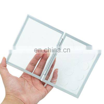 Transparent Plastic Magnetic Eye Shadow Acrylic Container Wholesale Face Luxury Custom Empty Rectangle Clear Eyeshadow Palette