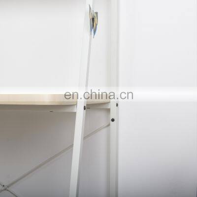 2021 High-end Modern Bedroom Study Desk Computer Tables With Bookshelf photo-5