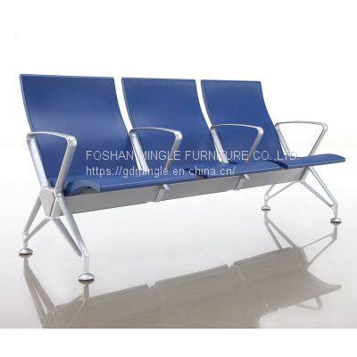 PU Foam Waiting Chair With USB Power Charger Airport Chair photo-4