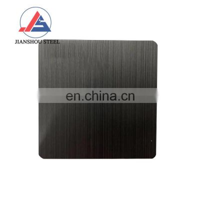 China Supplier black mirror inox 201 316 304 304L 316L Color stainless steel sheet