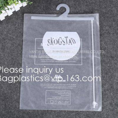 O Ring Hanger EVA Zipper Bag Transparent PVC Hanger Hooks Packaging Bag in China Suppliers,shirt Packaging Bags, Hanger photo-3