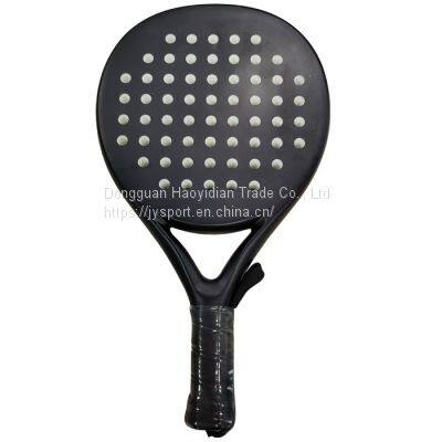 Padel racket junior style carbon fiberglass racquet HYP08jr custom logo