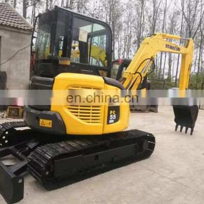 High quality komatsu mini excavator pc55 , Used komatsu excavator , Komatsu pc35 pc40 pc55 pc60