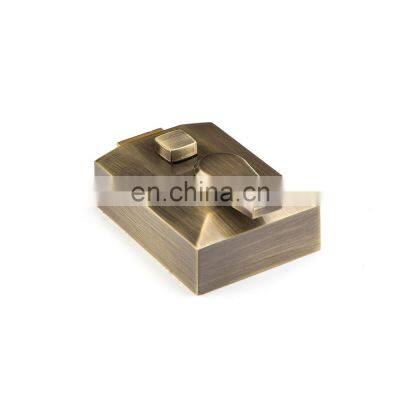 Антикварный ночной замок-щекан с бронзовым цилиндрическим замком, изготовленный из латуни и цинка, прочный photo-3