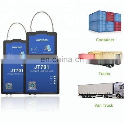 Jointech JT701D smart gps lock fleet gps tracking system waterproof container tracker lock real time tracking