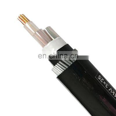 xlpe swa pvc power supply cable armoured 3 core power cable 120mm2