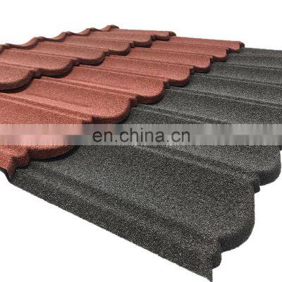 Color roofing sheet  stoned coated roof tile house building materials in stock