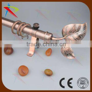 Single extension leaf type curtain rods