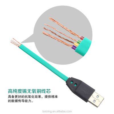 3.3ft/1m High Quality Flat Micro Usb Fast Charging Data Cable Sync Charger for Vivo Oppo Android Phone photo-3