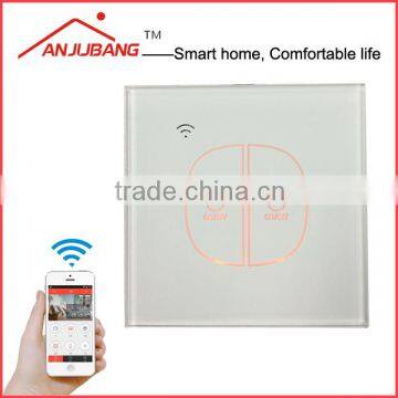 Smart Home Device, Home Automation system, tempered glass Live and Neutral wiring WiFi light switch