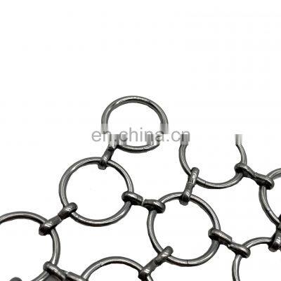 Hotel Decorative Metal Mesh Drapery/Chain Mail Ring Mesh Curtain