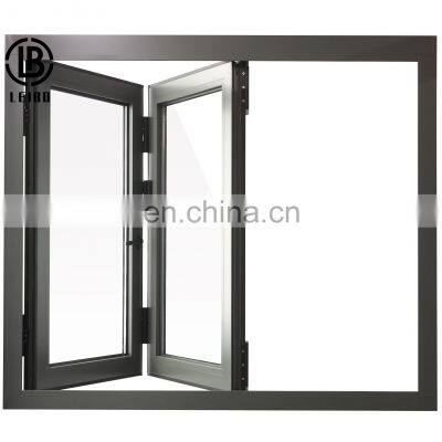 Modern Popular Design Aluminum Folding Exterior Vertical Folding Windows