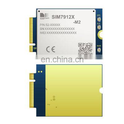 SIM7912G-M2 LTE HSPA+ Module Supports LTE CAT12 up to 600Mbps, SIMCOM SIM7912G SIM7912 LTE-A Module