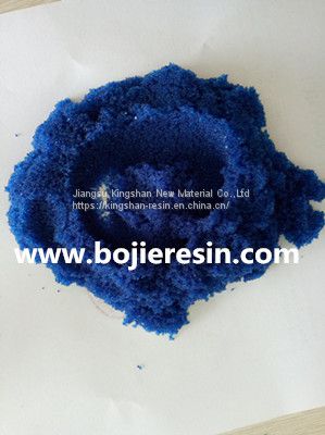 Chromium removal ion exchange resin