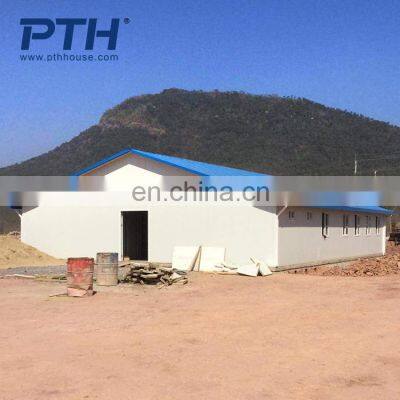 Недорогая сборная двухствольная стальная конструкция временного лагеря. Легкая конструкция. photo-2