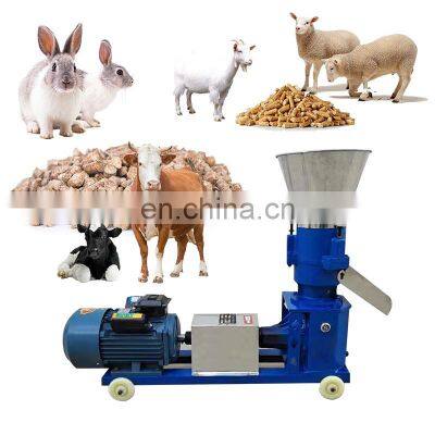 Animal Goat Cow Processing Extruder Press Mill Granulator Rabbit Food Pellet Making Machine For Livestock Feed photo-3