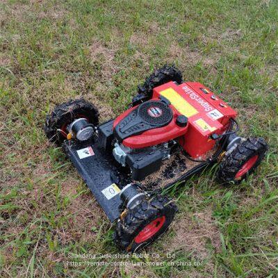 mower rc, China remote controlled mower price, remote brush cutter for sale