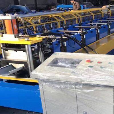 GI PPGI Color Steel Gutter Profile Roll Forming Machine Manufacture Equipments photo-4