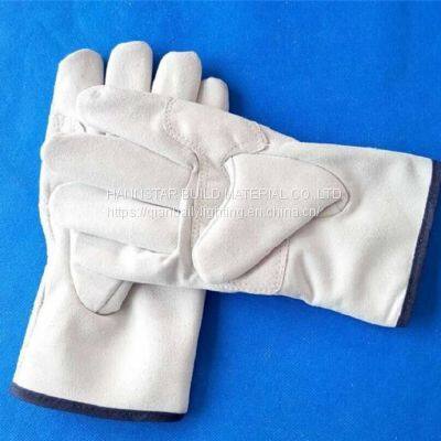 Leather Garden Welding Gloves Goat Leather Gloves Safety Working Leather Gloves Industrial for construction