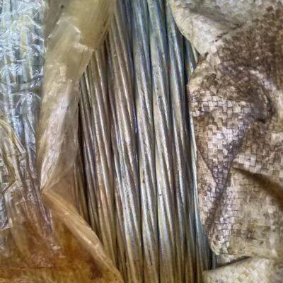 Oil galvanized steel strand