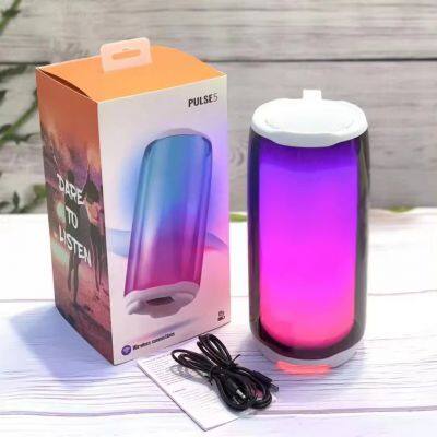 Audio Wireless Bluetooth Speaker Rgb Led Light Speaker Outdoor Blue Subwoofer With Led Ce Rohs