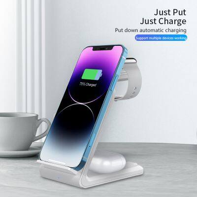 Hot Selling 4 in 1 Cellphone Mount Wireless Charging 15W Fast Wireless Charger Stand For IPhone 11 12 13 14 photo-5