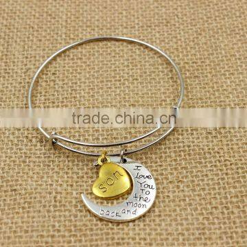 2016 Alex Bangles Adjustable Expandable Silver Bangles Wholesale Cheap Price Unisex Gender Bangles photo-5