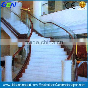 Hot Sale Cheappest White Marble Risers And Stairs