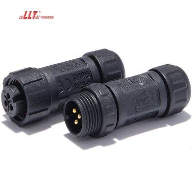 Mini Sensor 3pin M12 Thread Lock  IP68 Waterproof Solder Wire Connector 4 5 6 7pin