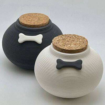 Black Cat Urn for Ashes Wholesale Durable Ceramic Tribute