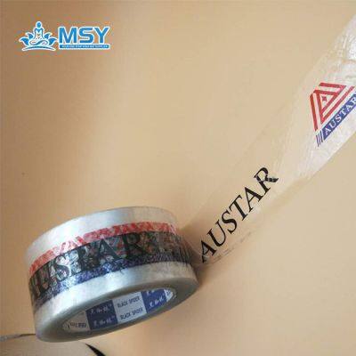 Manufacturer Custom Logo Box Tape Fragile Jumbo Roll Cinta Adhesiva Transparent Pack Tape Jumbo Roll
