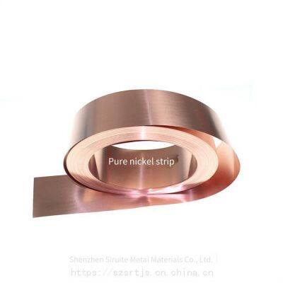 High-purity Nickel Strip 0.1, 0.12, 0.15, 0.2, 0.3mm Battery Connection Tabs, Spot-welded Pure Nickel Sheets, Pure Nickel Flat Bars photo-3