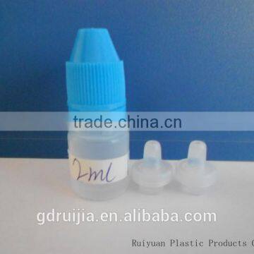 e liquid bottle packageing 2ml plastic bottle with needle tip