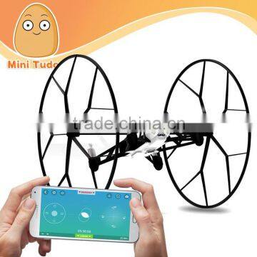 2014 New products wifi iphone RC drone quadcopter Minidrones Rolling spider flying and running Smart Climbing