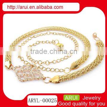 Handmade from thailand gold belly waist chain China wholesale