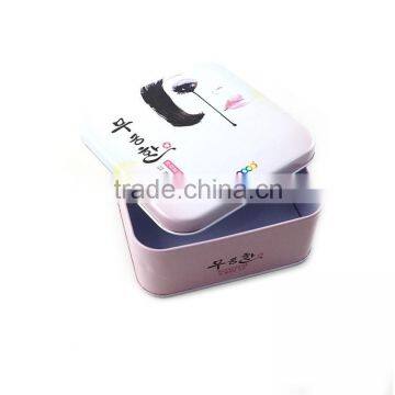 cosmetic tin jar, tin boxes for cosmetic packaging,delicate boxes for makeup