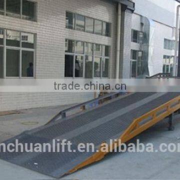 0.9~1.7m, 8 Ton Truck Portable Loading Ramps /mobile Loading Ramps /adjustable Loading Ramp