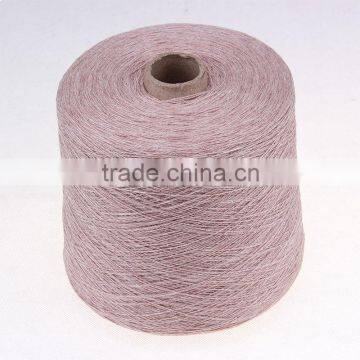 75% cashmere 25% PVA yarn 2/36 or 2/48nm worsted cashmere yarn