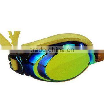 mirror coated swimming goggles