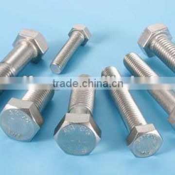 carbon steel galvanized hex bolt and nut