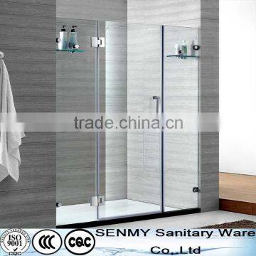 hot sales European style frameless manufacture shower screen