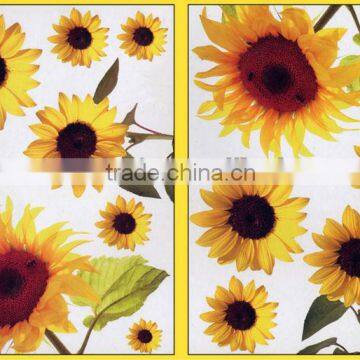 nice bright sunflower baby room wall stickers