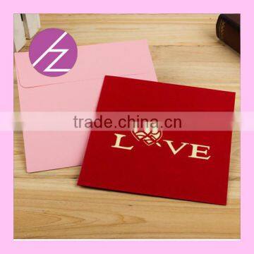 Stereo Heart Shape 3D Wedding Invitation Party Card 3D-2 photo-4